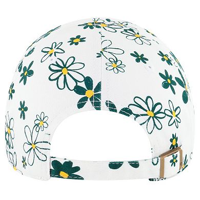 Girls Youth '47 White Oakland Athletics Daisy Delight Clean Up Adjustable Hat