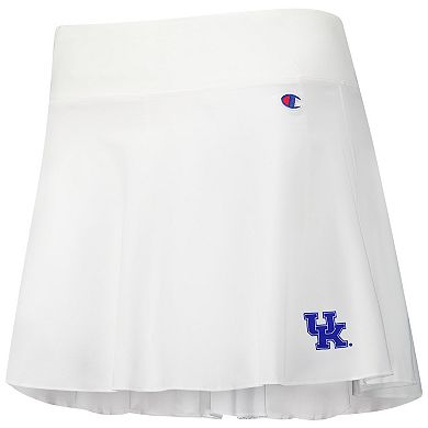 Women's Champion White Kentucky Wildcats Tailgate Soft Touch Skort