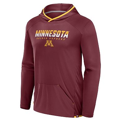 Men's Fanatics Maroon/Gold Minnesota Golden Gophers Transitional Hoodie T-Shirt