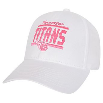 Girls Youth Tennessee Titans All White Structured Adjustable��Hat