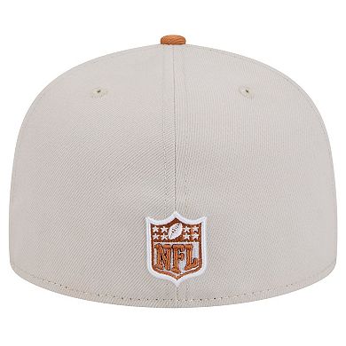 Men's New Era Stone/Brown Dallas Cowboys Two-Tone Color Pack 59FIFTY Fitted Hat