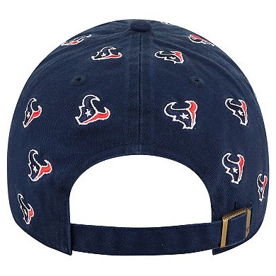 Unisex '47 Navy Houston Texans Confetti Clean Up Adjustable Hat