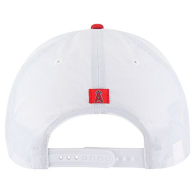 Men's '47 White Los Angeles Angels Lineman Hitch Adjustable Hat