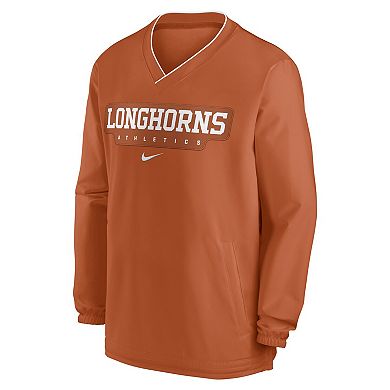 Men's Nike Texas Orange Texas Longhorns 2024 Sideline Pullover Windshirt