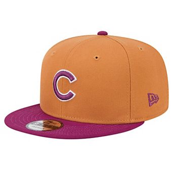 Men's New Era Brown Chicago Cubs Color Pack Two Tone 9FIFTY Snapback Hat