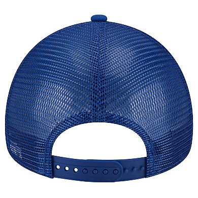 Men's New Era Royal Atlanta Braves 9FORTY A-Frame Trucker Adjustable Hat