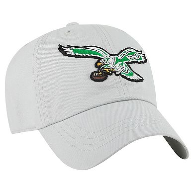 Women's '47 Gray Philadelphia Eagles Miata Clean Up Legacy Adjustable Hat