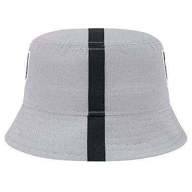 Men's New Era Gray Las Vegas Raiders Helmet Bucket Hat