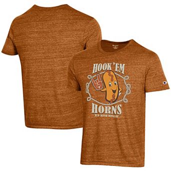Men's Champion Texas Orange Texas Longhorns Red River Rivalry Tri-Blend T-Shirt