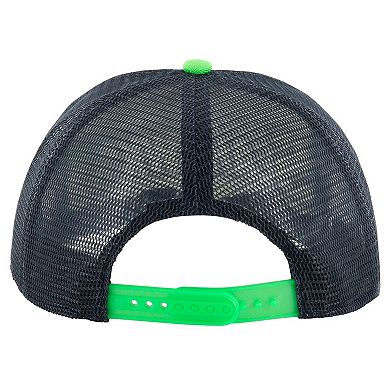 Youth '47 White/Neon Green Seattle Seahawks Trucker Adjustable Hat
