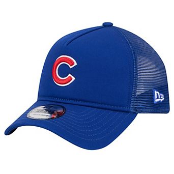 Men's New Era Royal Chicago Cubs 9FORTY A-Frame Trucker Adjustable Hat