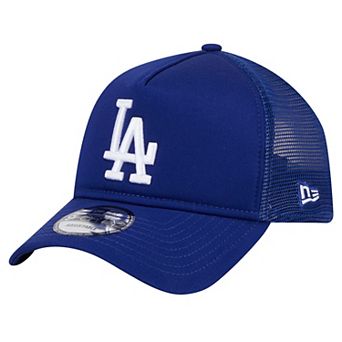 Men's New Era Royal Los Angeles Dodgers 9FORTY A-Frame Trucker Adjustable Hat