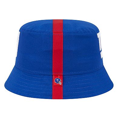 Men's New Era Royal New York Giants Helmet Bucket Hat