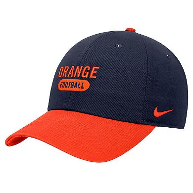 Men's Nike Navy Syracuse Orange Colorblock Club Adjustable Hat