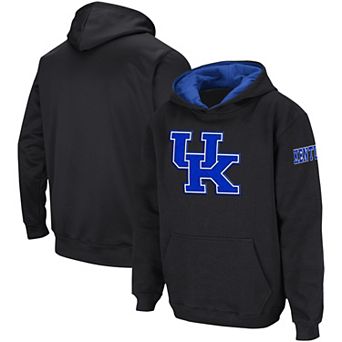 Youth Colosseum Black Kentucky Wildcats Big Logo Pullover Hoodie