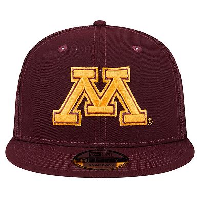 Men's New Era Maroon Minnesota Golden Gophers Trucker 9FIFTY Snapback Hat