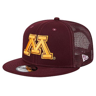 Men's New Era Maroon Minnesota Golden Gophers Trucker 9FIFTY Snapback Hat
