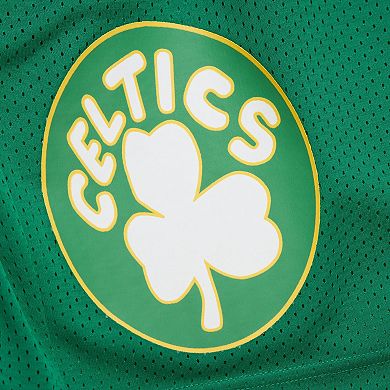 Men's Mitchell & Ness Kelly Green Boston Celtics Hardwood Classics Gameday Mesh Shorts