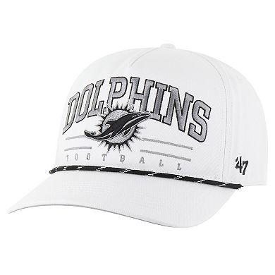 Men's '47 White Miami Dolphins Roscoe Speckle Adjustable Hat