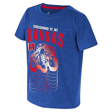 Toddler Colosseum Royal Kansas Jayhawks Crushing It T-Shirt