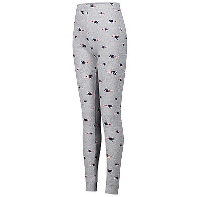 Youth New England Patriots Long Sleeve T-Shirt and Pants Sleep Set