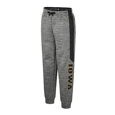 Youth Colosseum Heather Gray Iowa Hawkeyes Fleece Pants