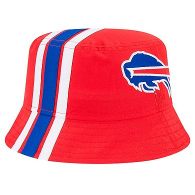 Men's New Era Red Buffalo Bills Helmet Bucket Hat