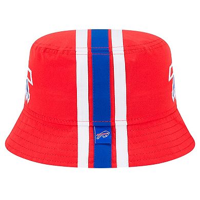 Men's New Era Red Buffalo Bills Helmet Bucket Hat