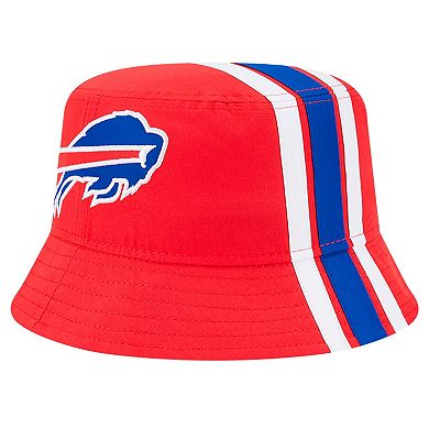 Men's New Era Red Buffalo Bills Helmet Bucket Hat