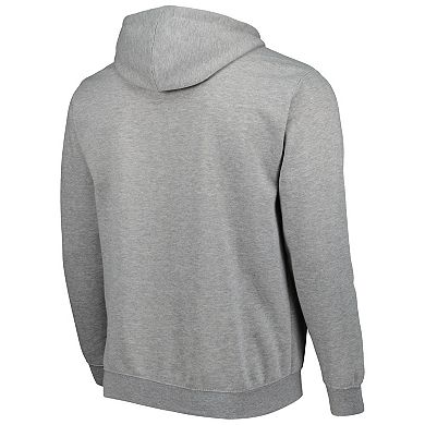 Men's Colosseum Heathered Gray Kentucky Wildcats Arch & Team Logo 3.0 Full-Zip Hoodie