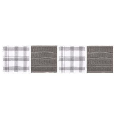 Mingle & Co. 4-Pack Dual Purpose Terry Kitchen Towels