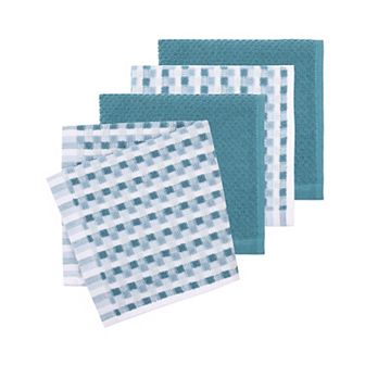 Mingle & Co. 4-Pack Carved Terry Dishcloth Set