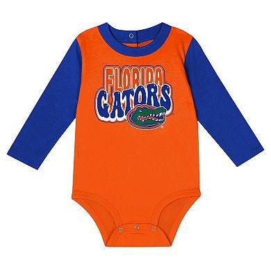 Infant Royal Florida Gators Double Up Long Sleeve Bodysuit & Pant Set