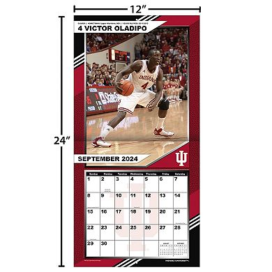 Indiana Hoosiers 2024-2025 12�۝ x 12�۝ Team Wall Calendar