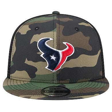 Men's New Era Camo Houston Texans Main Trucker 9FIFTY Snapback Hat
