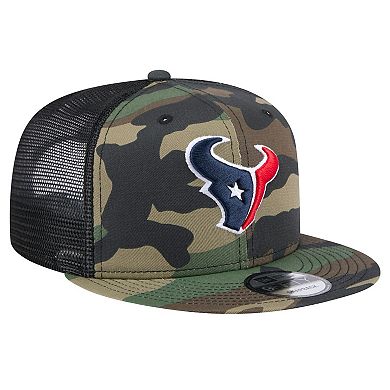 Men's New Era Camo Houston Texans Main Trucker 9FIFTY Snapback Hat