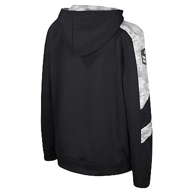 Youth Colosseum Black Texas Tech Red Raiders OHT Military Appreciation Cyclone Digital Camo Pullover Hoodie
