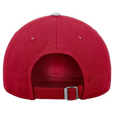 Men's Nike Crimson Washington State Cougars Colorblock Club Adjustable Hat