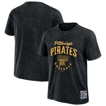 Men's Darius Rucker Collection by Fanatics Black Pittsburgh Pirates Cooperstown Collection Washed T-Shirt