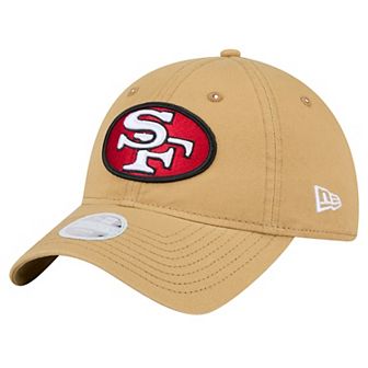 Women's New Era Gold San Francisco 49ers Throwback Main Core Classic 2.0 9TWENTY Adjustable Hat