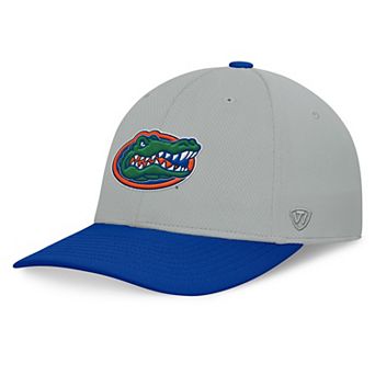 Men's Top of the World Gray/Royal Florida Gators Mick Flex Hat