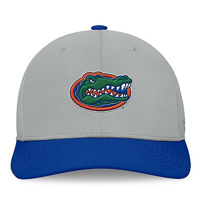 Men's Top of the World Gray/Royal Florida Gators Mick Flex Hat
