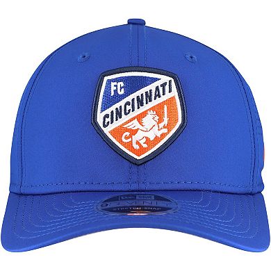 Men's New Era Blue FC Cincinnati 9SEVENTY COOLERA Stretch-Snap Adjustable Hat