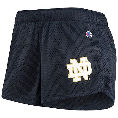 Women's Champion Navy Notre Dame Fighting Irish Mesh Shorts