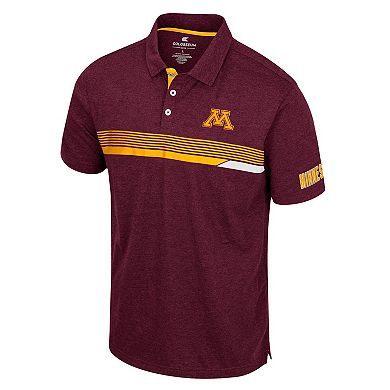 Men's Colosseum Maroon Minnesota Golden Gophers No Problemo Polo