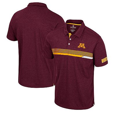 Men's Colosseum Maroon Minnesota Golden Gophers No Problemo Polo