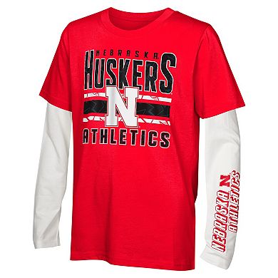 Youth Nebraska Huskers In the Mix T-Shirt Combo Set