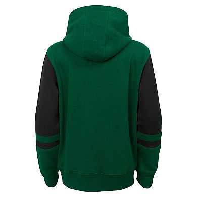 Preschool Green Milwaukee Bucks Straight To The League Full-Zip Hoodie