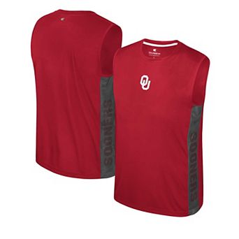 Youth Colosseum Crimson Oklahoma Sooners Smak Talk Sleeveless T-Shirt