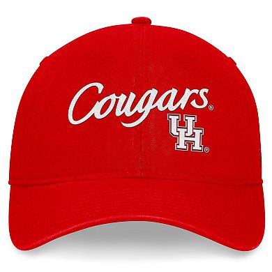 Men's Top of the World Red Houston Cougars Heritage CeeCee Adjustable Hat